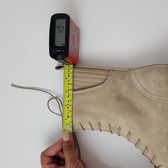 Sam Edelman Lex Sesame Lace Up Boots - Picture 12 of 17